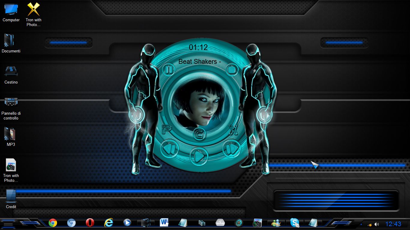 Tron with Photo Frame